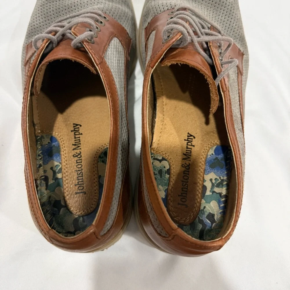 Johnston & Murphy Perforated Oxford‎ Shoes 10M Smart Casual Lightweight Corpcore
